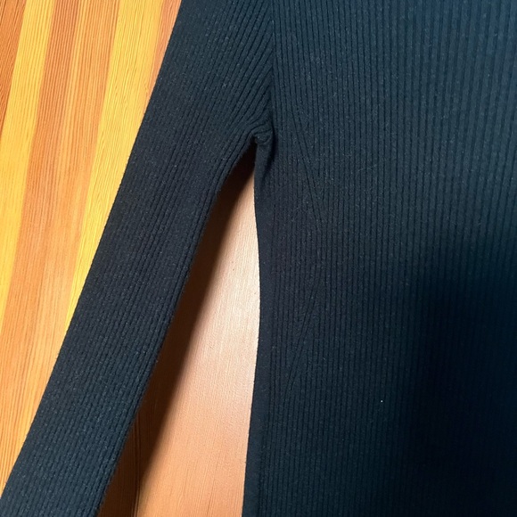 ZARA Knit Backlesss Turtlneck Maxi Dress - Picture 3 of 4